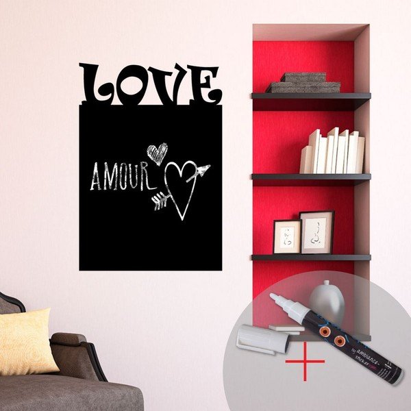 "Fanastick Love" lentos lipdukų ir žymeklio rinkinys-image-1