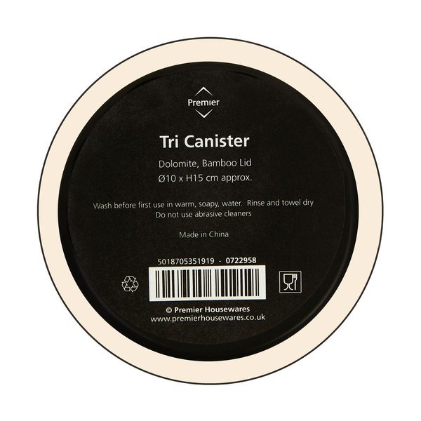 Maisto laikymo indas iš bambuko /iš dolomito Geome – Premier Housewares-image-1