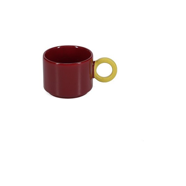 Bordo spalvos iš molio puodelis 280 ml Lou – ONA-image-4