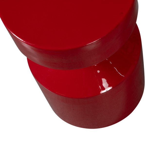 Iš metalo apvalios formos šoninis stalas ø 30 cm Ferry – WOOOD-image-2