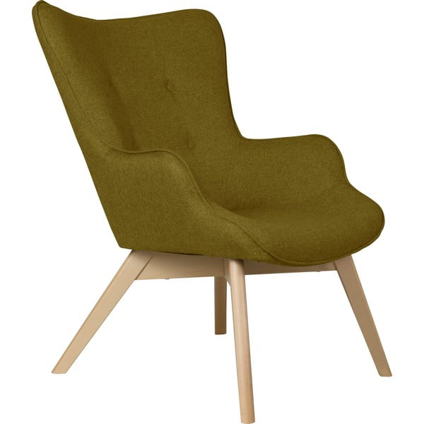 Žalios spalvos krėslas Niko – Ropez