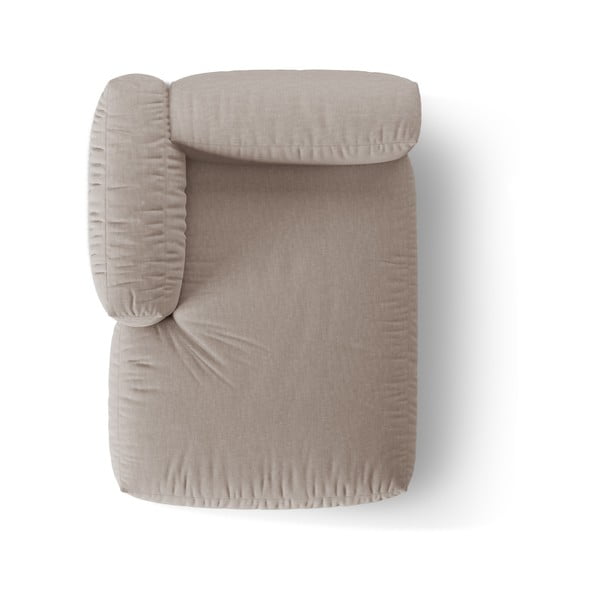 Modulinė sofos dalis smėlio spalvos (su kairiuoju kampu) Martina – Micadoni Home-image-4