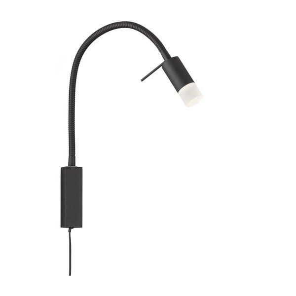 Sieninė lempa juodos spalvos LED Seng – Fischer & Honsel