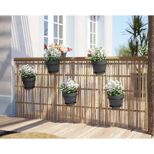 Pakabinamas ir sieninis vazonas iš perdirbto plastiko ø 20 cm Capri – Artevasi-image-2