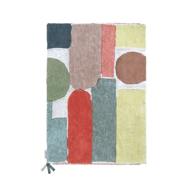 Skalbiamas/rankų darbo iš vilnos vaikiškas kilimas 170x240 cm Abstract – Lorena Canals
