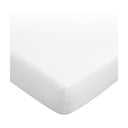 Iš egiptietiškos medvilnės paklodė baltos spalvos su guma 90x190 cm – Bianca