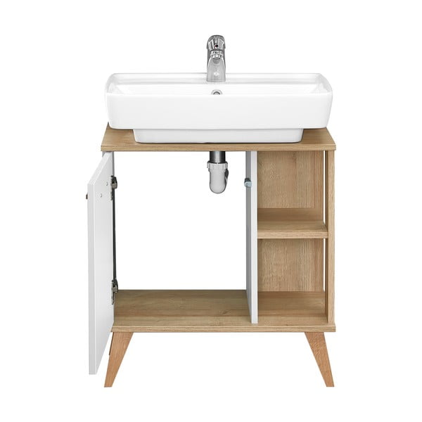 Balta spintelė po praustuvu be maišytuvo 61x65 cm Set 923 - Pelipal-image-2