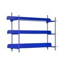 Mėlynos spalvos iš metalo kelių aukštų sieninė lentyna 60 cm Cool Retro – PT LIVING