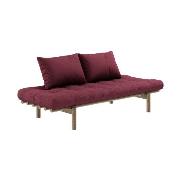 Raudona sofa lova 200 cm Pace - Karup Design-image-3