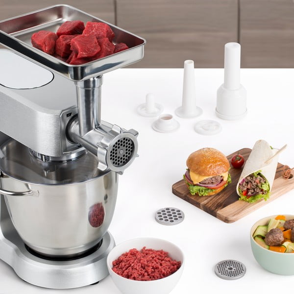 Sidabrinės spalvos virtuvinis kombainas Masterchef Grande - Tefal-image-1