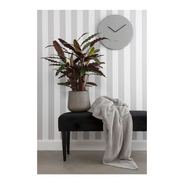 Karlsson Slate Grey sieninis laikrodis, ⌀ 40 cm-image-1