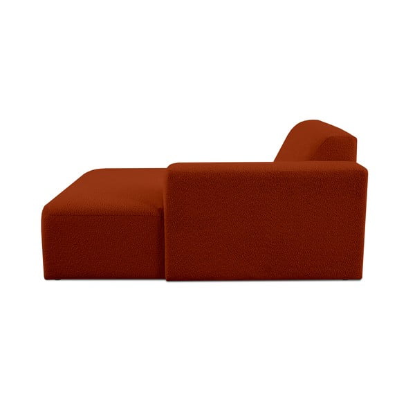 Iš boucle modulinė sofa raudonos plytų spalvos (su dešiniuoju kampu) Roxy – Scandic-image-2