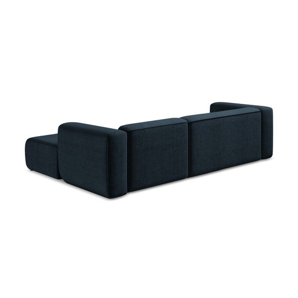 Mėlynos spalvos kampinė sofa (su dešiniuoju kampu/su gultu) Ekahi – Makamii-image-4