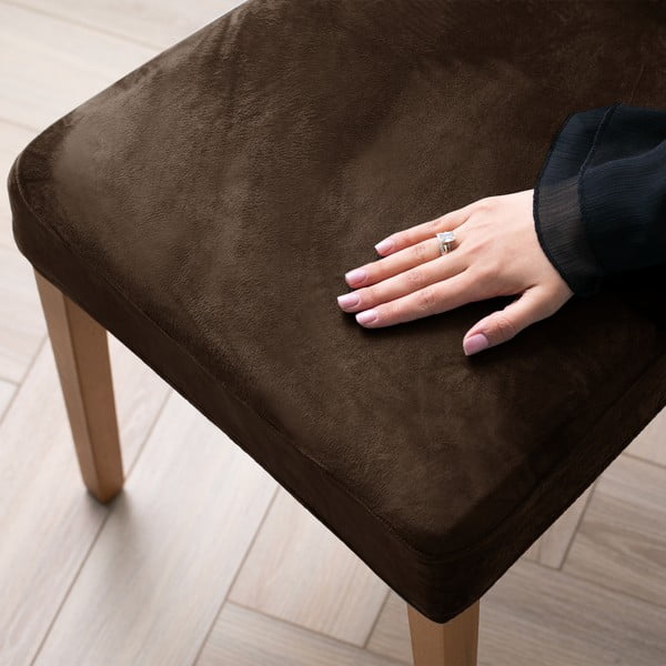 Rudos spalvos įtempiamas kėdei baldų apmušalas 48 cm Sento – Restilo-image-1