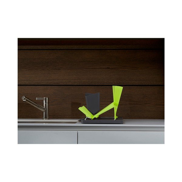 Pilkai žalias lašėjimo padėklas "Black + Blum Dish Rack-image-1