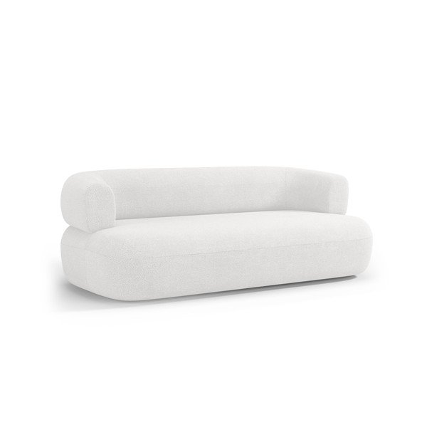 Dramblio kaulo spalvos sofa iš boucle 178 cm Jenny – Micadoni -image-1