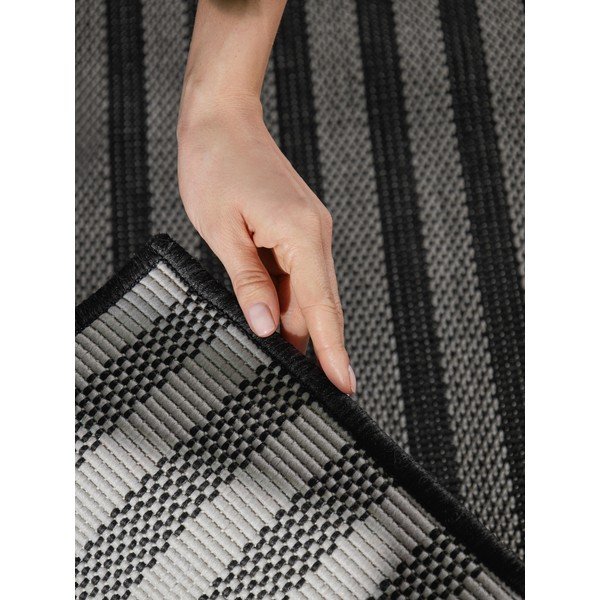 Juodos spalvos/kreminės spalvos lauko ir vidaus kilimas 160x230 cm Haringey Linley – Ted Baker-image-4