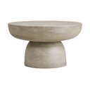 Iš keramikos apvalios formos sodo kavos staliukas ø 60 cm Bonnet – House Nordic