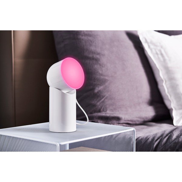 Stalinis šviestuvas baltos spalvos LED (aukštis 14 cm) Orbe – Lexon-image-3