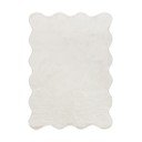 Skalbiamas baltos spalvos kilimas 120x170 cm Mellow – Universal