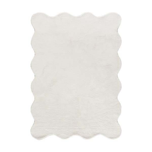 Skalbiamas baltos spalvos kilimas 160x230 cm Mellow – Universal