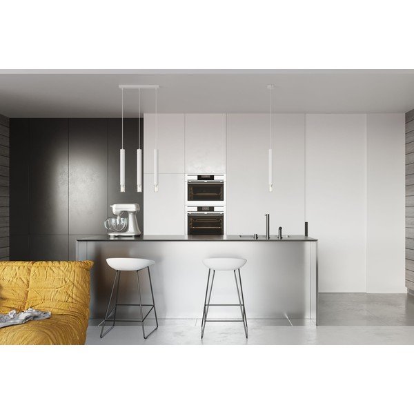 Baltos spalvos iš metalo kabantis šviestuvas ø 8 cm Vittoria – Sollux-image-3