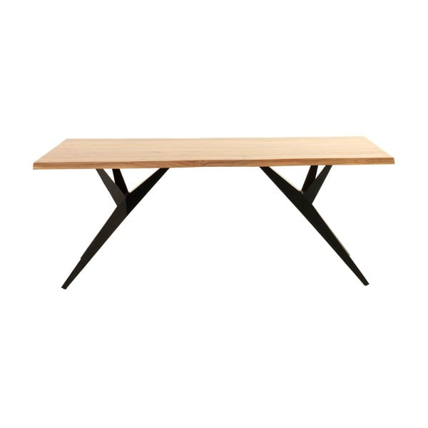 Valgomojo stalas su akacijos stalviršiu 100x200 cm Ligero – Geese