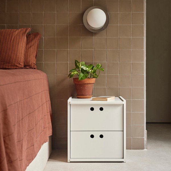 Kreminės spalvos naktinis staliukas Wally – Teulat-image-1