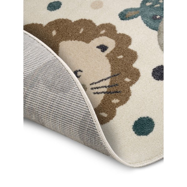 Vaikiškas kilimas smėlio spalvos ø 100 cm Animal Party – Hanse Home-image-3