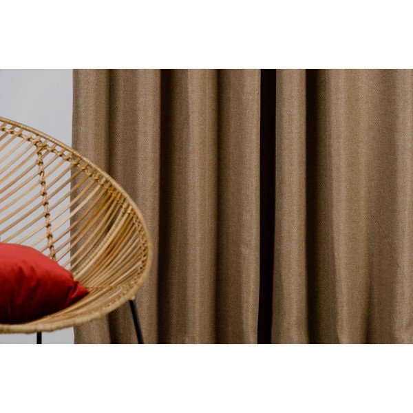 Užuolaida rudos spalvos 140x260 cm Avalon – Mendola Fabrics-image-3
