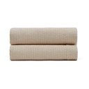 Lovatiesė smėlio spalvos iš medvilnės dvigulei lovai 180x250 cm Bedar – Kave Home