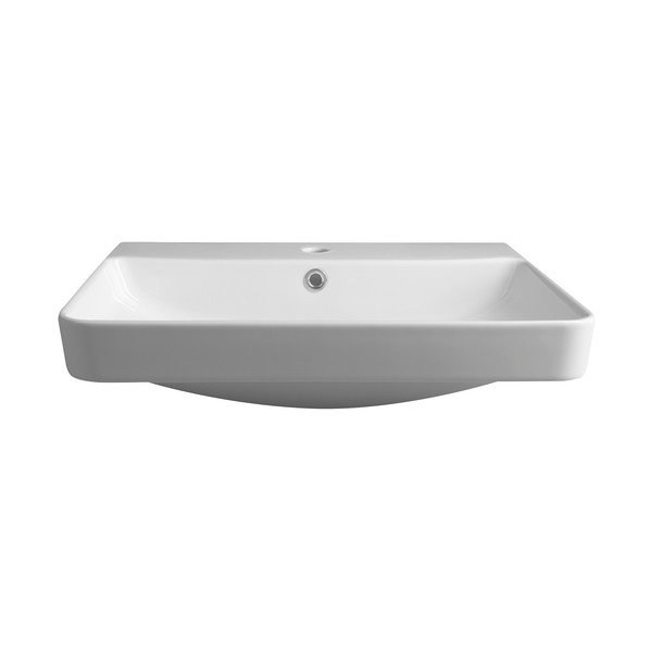 Iš keramikos praustuvas baltos spalvos 60x48 cm Neron – Sapho-image-2