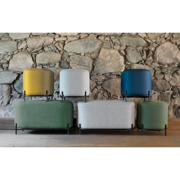 Pilkos spalvos pufas Tenzo Harry, plotis 82 cm-image-1