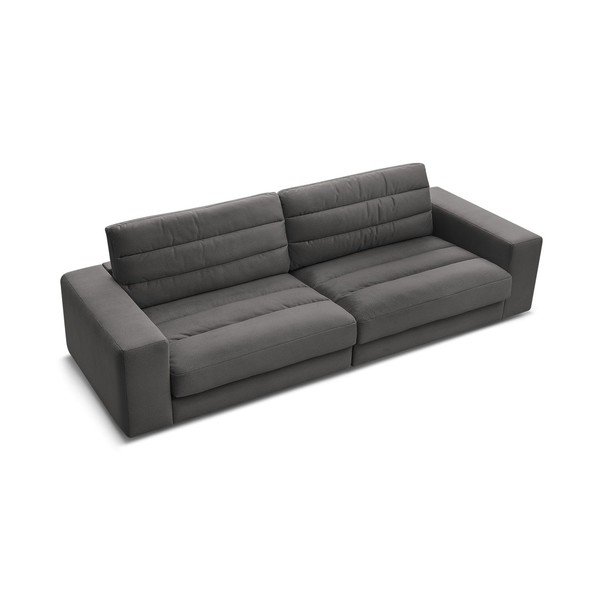 Juodos spalvos sofa iš velveto 276 cm Sierra – Bobochic Paris-image-3