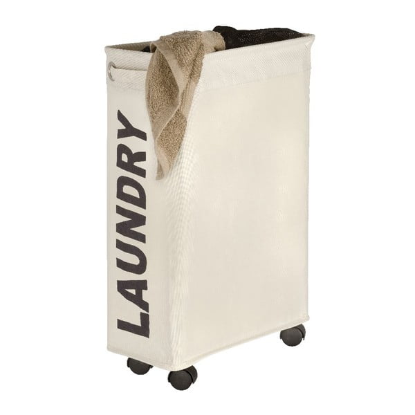 Smėlio spalvos skalbinių krepšys Wenko Corno, 44,4 l-image-3