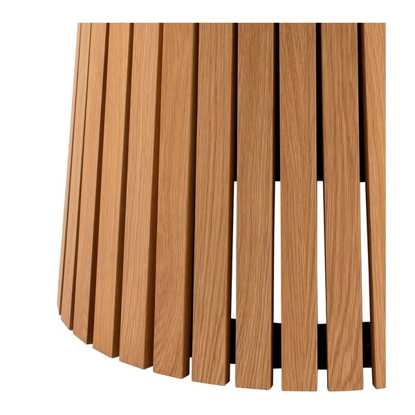 Valgomojo stalas su ąžuolo apdaila Actona Christo, ø 75 cm-image-4