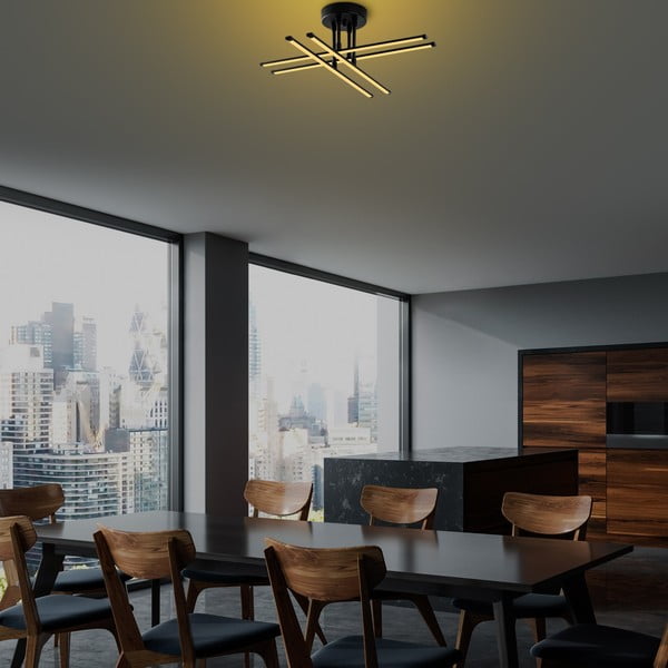 Lubinis šviestuvas juodos spalvos LED Exhaust – Opviq lights-image-4