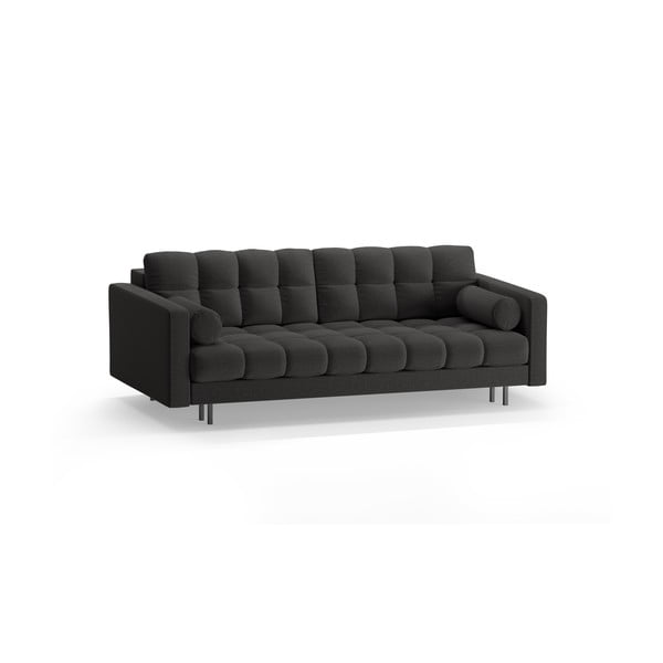 Tamsiai pilkos spalvos sulankstoma/su sandėliavimo vieta sofa 222 cm Bali – Cosmopolitan Design-image-3