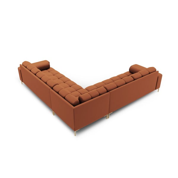 Kampinė sofa raudonos plytų spalvos (kintama) Bali – Cosmopolitan Design-image-4