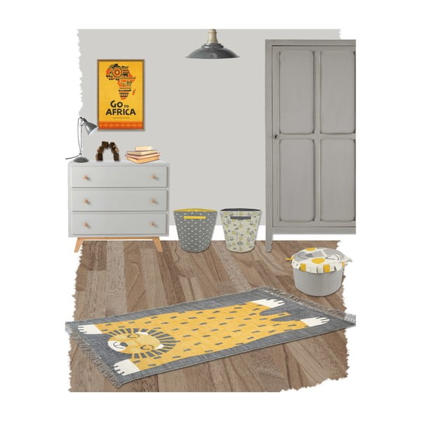 Rankomis margintas vaikiškas kilimas Nattiot Baba, 110 x 170 cm-image-2