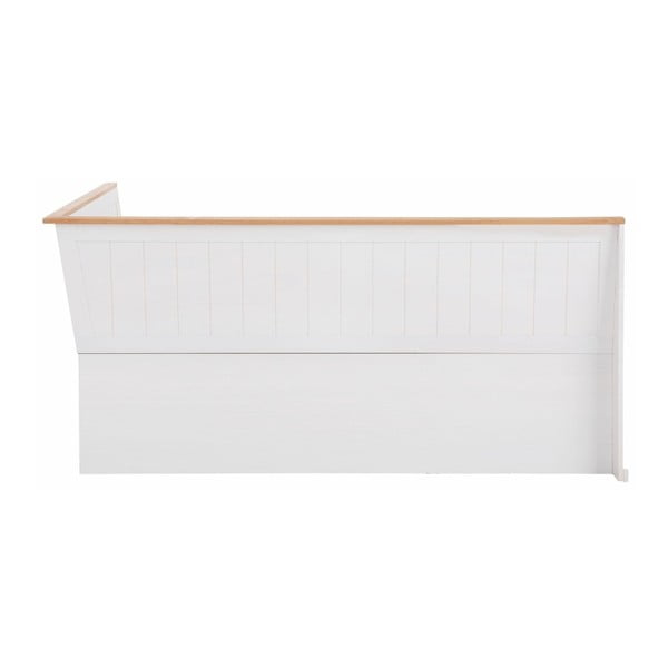 Baltas pušies masyvo kampinis suolas Støraa Silas-image-1