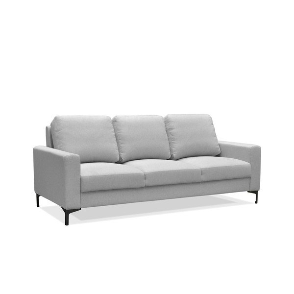 Šviesiai pilka trijų vietų sofa Kosmopolitinis dizainas Atlanta-image-2