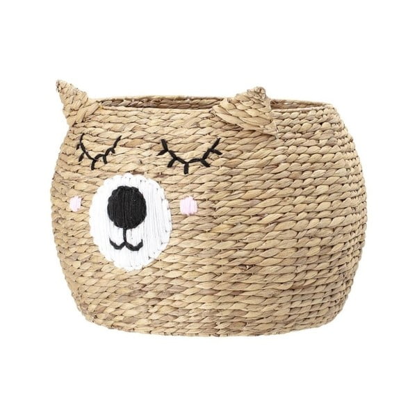 Vaikiškas krepšys iš vandens hiacinto Bloomingville, ⌀ 50 cm-image-1