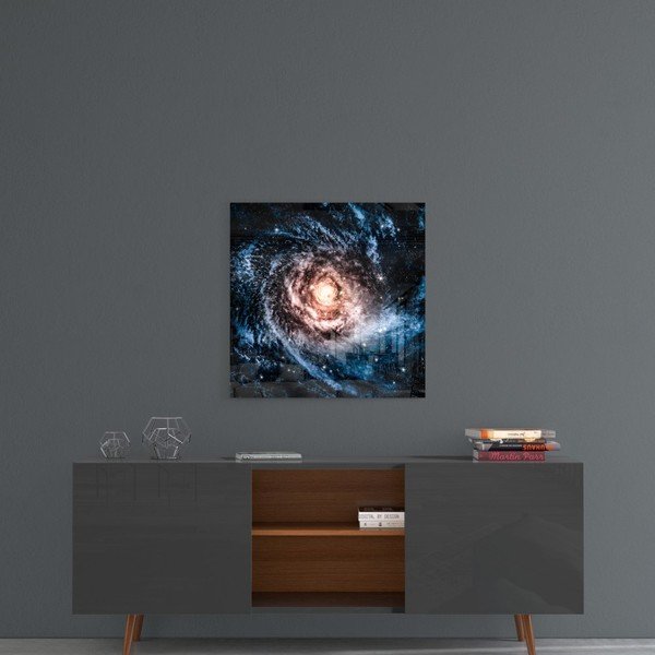 Paveikslas ant stiklo Insigne Lagoon Infinity, 40 x 40 cm-image-1
