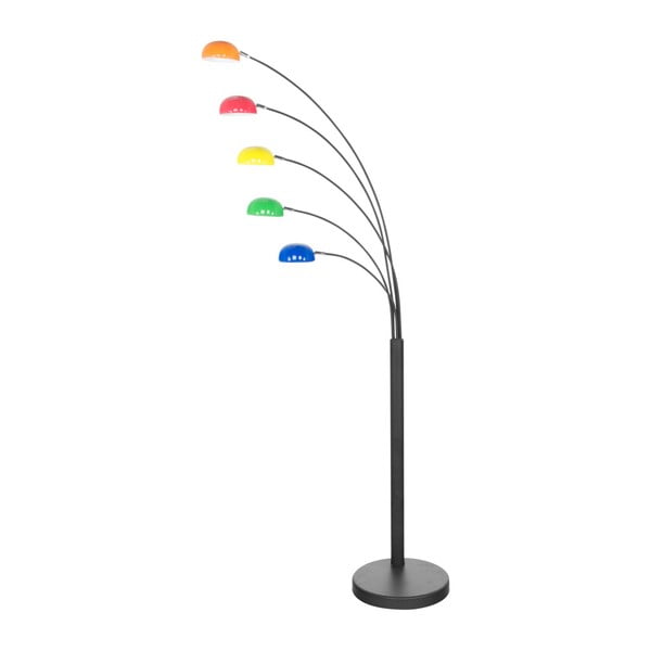 Grindų šviestuvas su spalvotais atspalviais ir marmuriniu pagrindu "Kokoon Bush