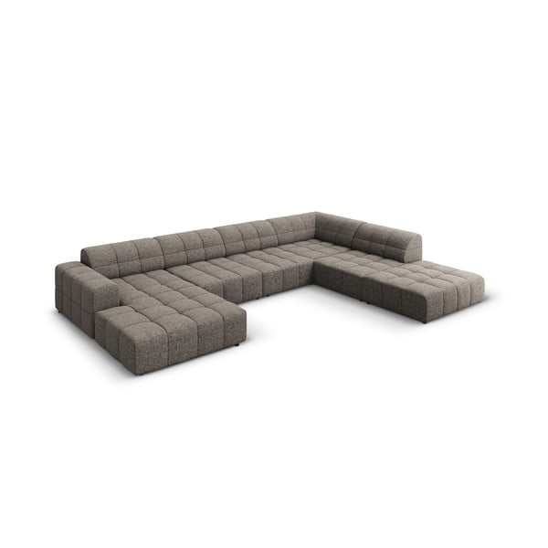 Kampinė sofa tamsiai pilkos spalvos (su dešiniuoju kampu/„U“ formos) Chicago – Cosmopolitan Design-image-3