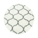 Apvalios formos kilimas kreminės spalvos ø 160 cm Salsa – Ayyildiz Carpets