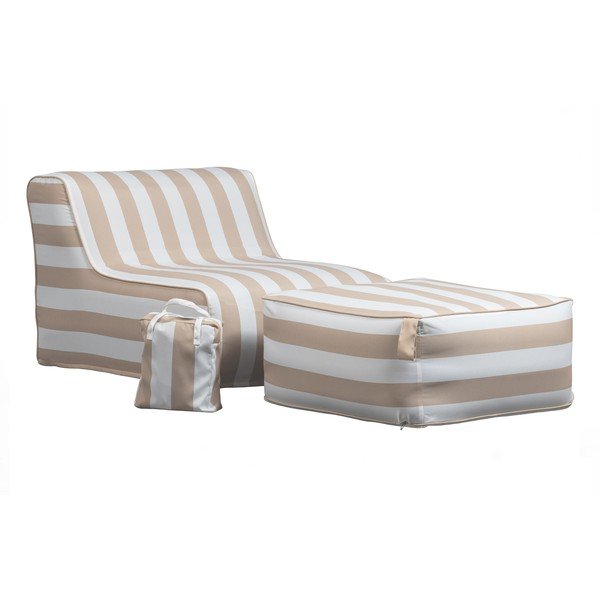 Pripučiama sodo kėdė baltos spalvos/smėlio spalvos Sit On Air – vtwonen-image-4