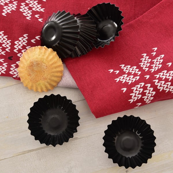 Iš metalo skirta tartaletei kepimo formos 6 vnt. ø 7 cm – Orion-image-1