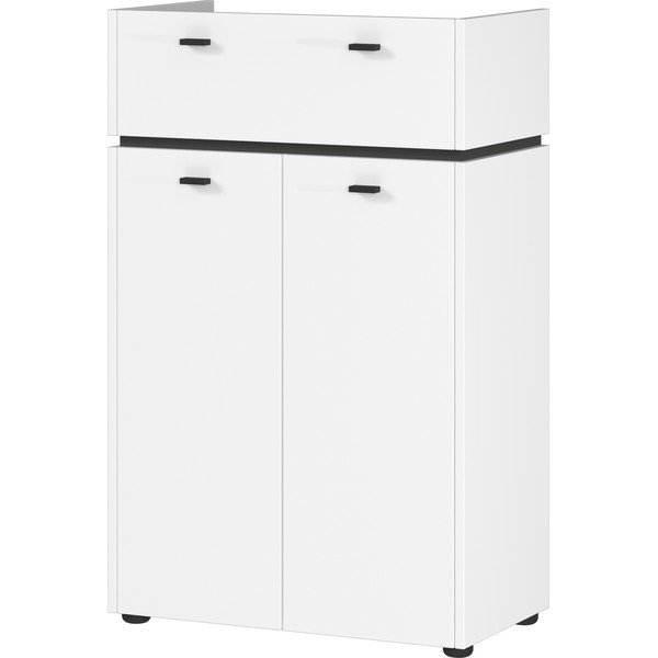 Balta aukšta vonios kambario spintelė 60x96 cm Modesto - Germania-image-1